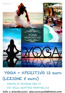 Bio-Yoga, Aperiyoga 20 giugno @Aperidomus, hata yoga